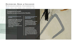 Desktop Screenshot of heinrichs-und-rose.de