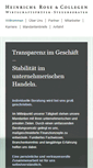 Mobile Screenshot of heinrichs-und-rose.de